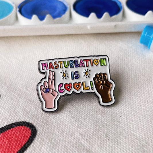 Masturbation Is Cool! - Mini Pin