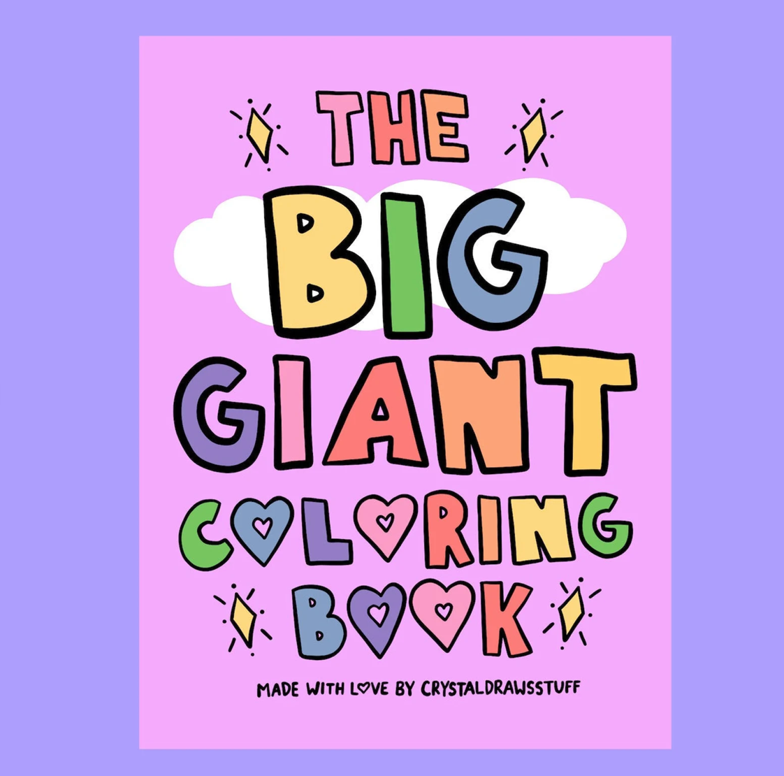 The Big Giant Coloring Book - 172 PAGES! (Digital Download)